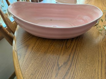 Pink Fiestware Platter Abingdon