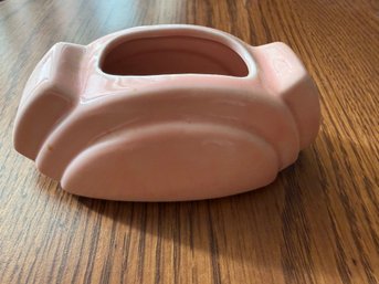 Vintage Pink Ceramic Planter