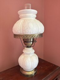 Milk Glass Lamp