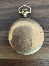 Antique Elgin Open Face National Watch Company Pocket Watch
