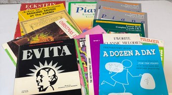 14 Vintage Piano Books