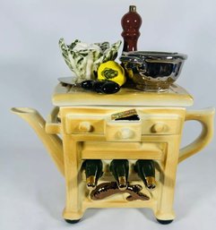 Parrington Designs Novelty Teapots - Kitchen Cart/island