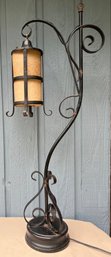 Vintage Wrought Iron Standing Lamp