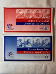 2002 D & P Uncirculated Mint Sets