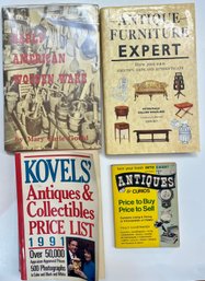 4 Pc. Vintage Antiques Knowledge/Collecting Books