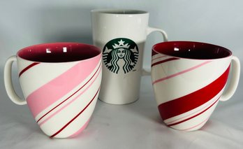 Lot Of 3 Starbucks Mugs