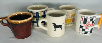 Lot Of Vintage 5 Vintage Mugs