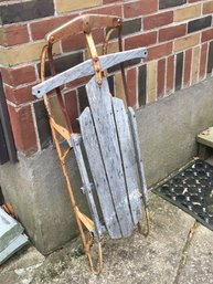 1930s Flexible Flyer Steel Runner Sled
