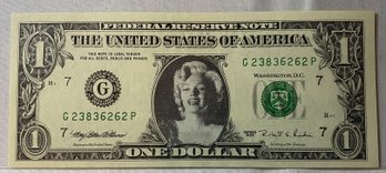 1995 REAL Dollar Bill Cash Money Memorabilia Collectible Bank Note Marilyn Monroe