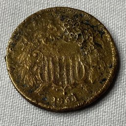 1864 Two Cent Piece 2C Civil War Date