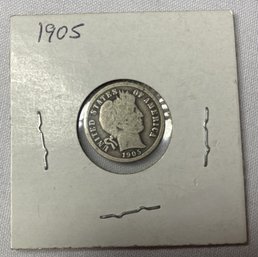 1905 Barber Dime