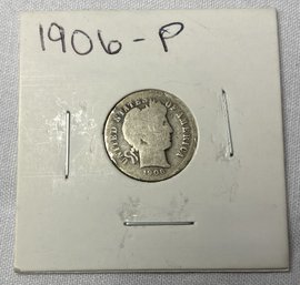 1906 Barber Dime