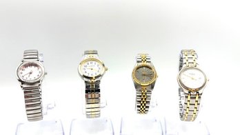Grouping Of 4 Ladies Estate Wrist Watches