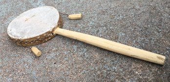 Primitive Hand Stick Drum Percussion Instrument