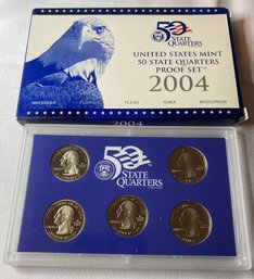2004 US Mint 50 State Quarters Proof Set