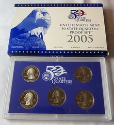 2005 US Mint 50 State Quarters Proof Set