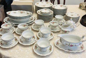 Johann Haviland Moss Rose China Made In Bavaria Germany - Large Lot
