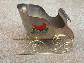 Vintage Charles Wysocki 'Christmas Love' Festive Kutaisi Sleigh