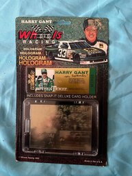 1992 Harry Grant Wheels Racing Hologram Silver Series Card W/ Ticket Nascar