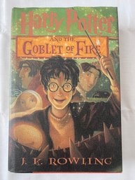 Harry Potter And The Goblet OF Fire By J.K. Rowling Hard Cover Book