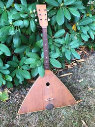 Vintage Russian Balalaika Guitar Musical Instrument