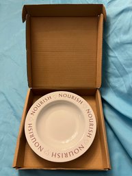 Pampered Chef Round Up From Heart Nourish Soup Bowl # 2949