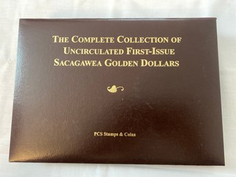 The Complete Collection Of Uncirculated First-Issue Sacagawea Golden Dollars