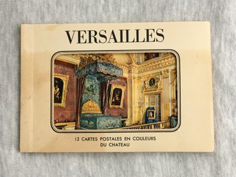 1940s Vintage Palace Of Versailles France 12 Assorted Color Postcard Postcards Pack