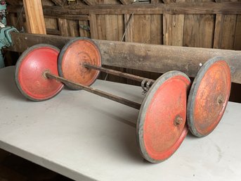 Vintage Mid Century Soapbox Derby Wheels