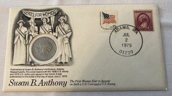Susan B. Anthony Dollar 1979 First Day Issue