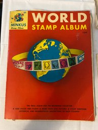 Various World Stamp Albums Partially Completed