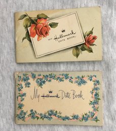 Rare Lot Of 2 - 1951 & 1953 Vintage Hallmark Cards Day Book Calendars