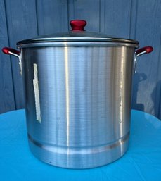 Large Aluminum Pot With Lid For Cooking & Steaming