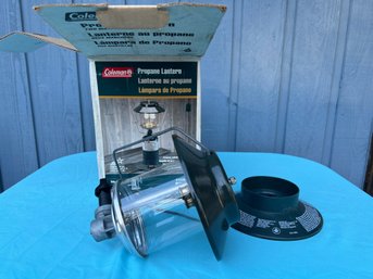 Green Coleman Propane Lantern In Original Box