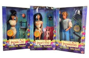 Barbie - Pocahontas, John Smith & Nakoma - Sun Colors