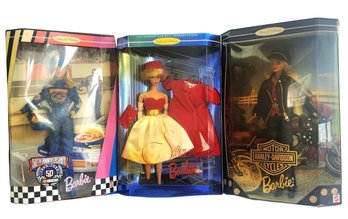 Barbie - 50th Anniversary NASCAR, Silken Flame, Harley Davidson Limited Edition