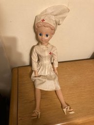 Vintage Plastic Toy Nurse