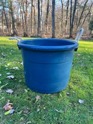 Blue Rough And Rugged Tub Featuring Rope Handles