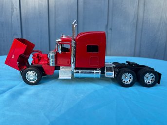 RED PETERBILT TRACTOR CAB ONLY