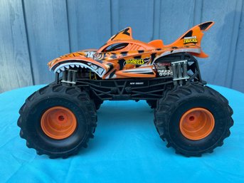 Hot Wheels Bright Radio Controlled Tiger Shark Monster Truck