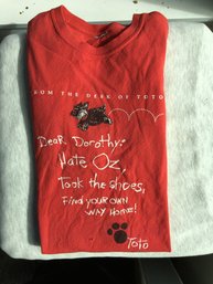 Rare Vintage Wizard Of Oz Toto The Dog Movie T-Shirt - Size M