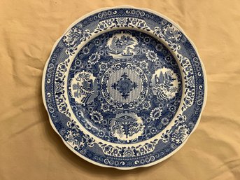 English Ironstone The Engravers Archive Collection Blue And White Plate