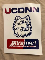 Vintage Xtra Mart Convenience Store UCONN Huskies Poster