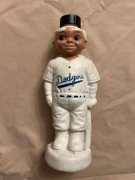 Vintage Dodgers Ball Player Fun Bath Figure