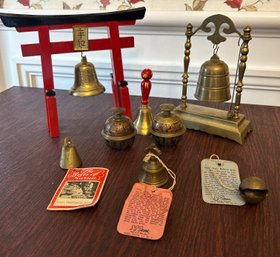 Lot Of Vintage Bells, Some With Tags