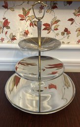 Kromex 3 Tiered Serving Tray