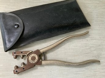 Double Punch Tool Eyelet Co Boston