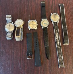 Lot Of Vintage Watches As Found