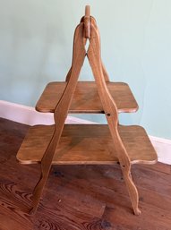 1930s Folding Tray Stand