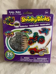 New Shrinky Dinks Vehicles 26 Piece